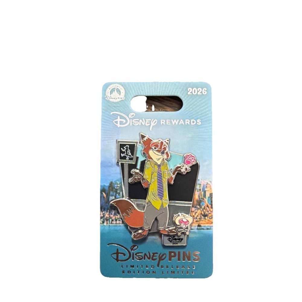 Nick Wilde Zootopia Brand New Disney Visa Cardholder Pin Drop Limited Edition